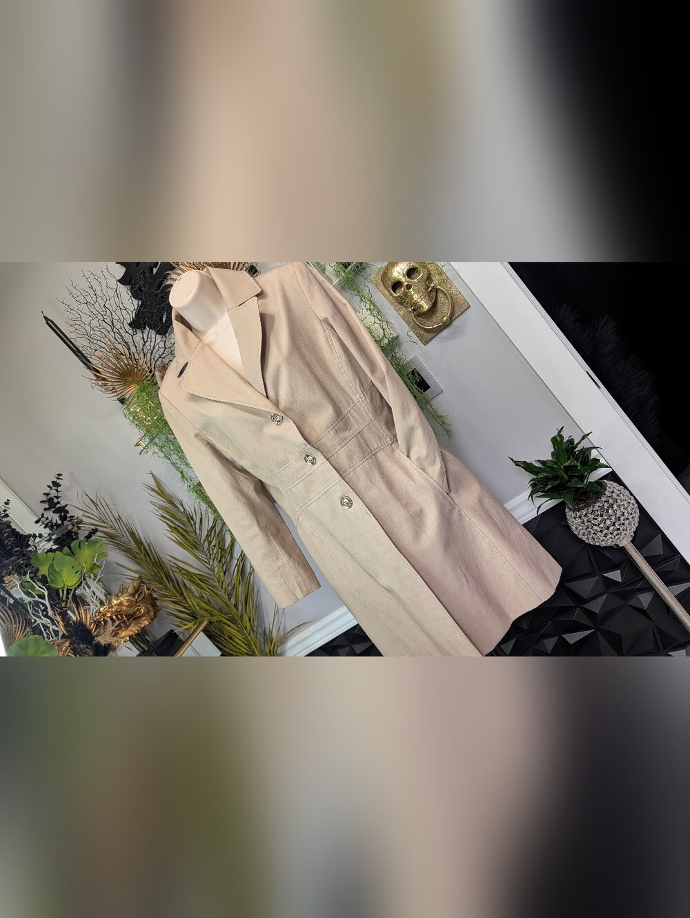Ivanka Trump Tan Trench Coat MD